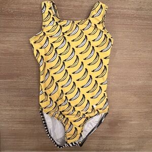Sunny Banana Print Kids Bodysuit
